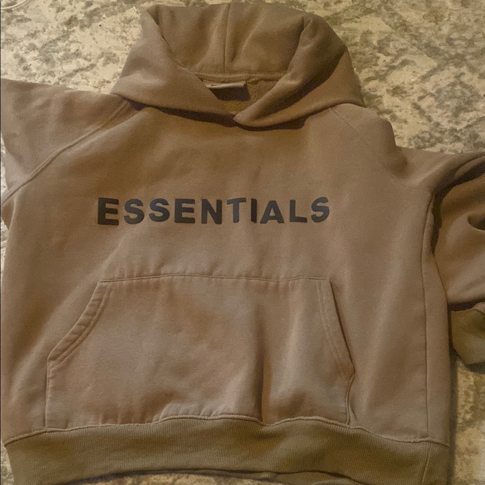 Essentials Brown Sweater Minimalist Design